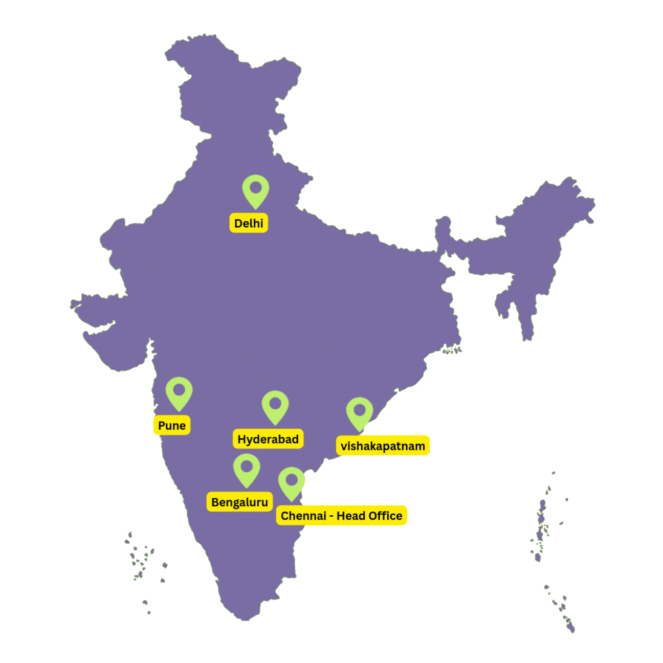 Basai Global Presence Map